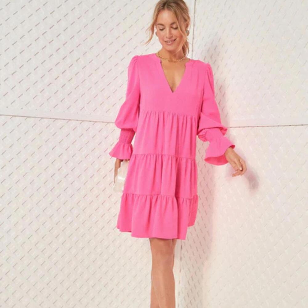 NWT Tucknernuck Pomander Place Large Electric Pink Kenzo Dress